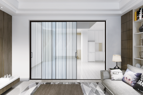 07窄上极三轨推拉-瓷泳黑