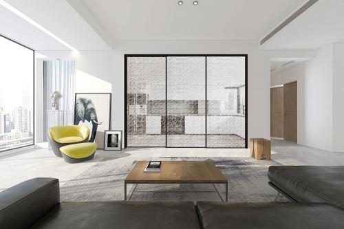 16极窄三联动吊趟-瓷泳黑