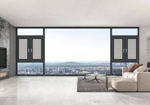 110断桥窗纱一体