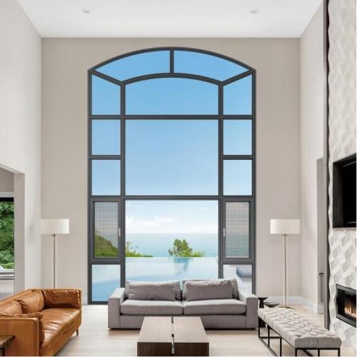 130断桥窗纱一体