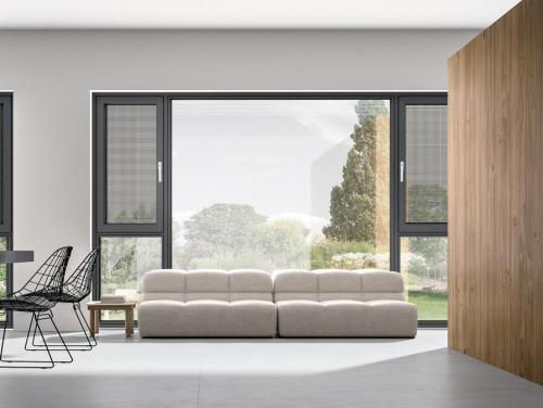 130断桥窗纱一体